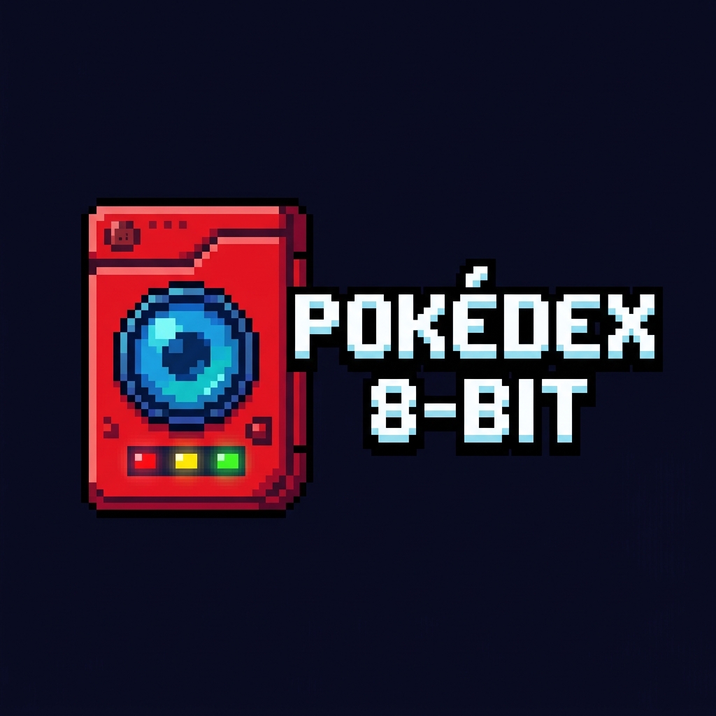 Pokédex 8-Bit Logo